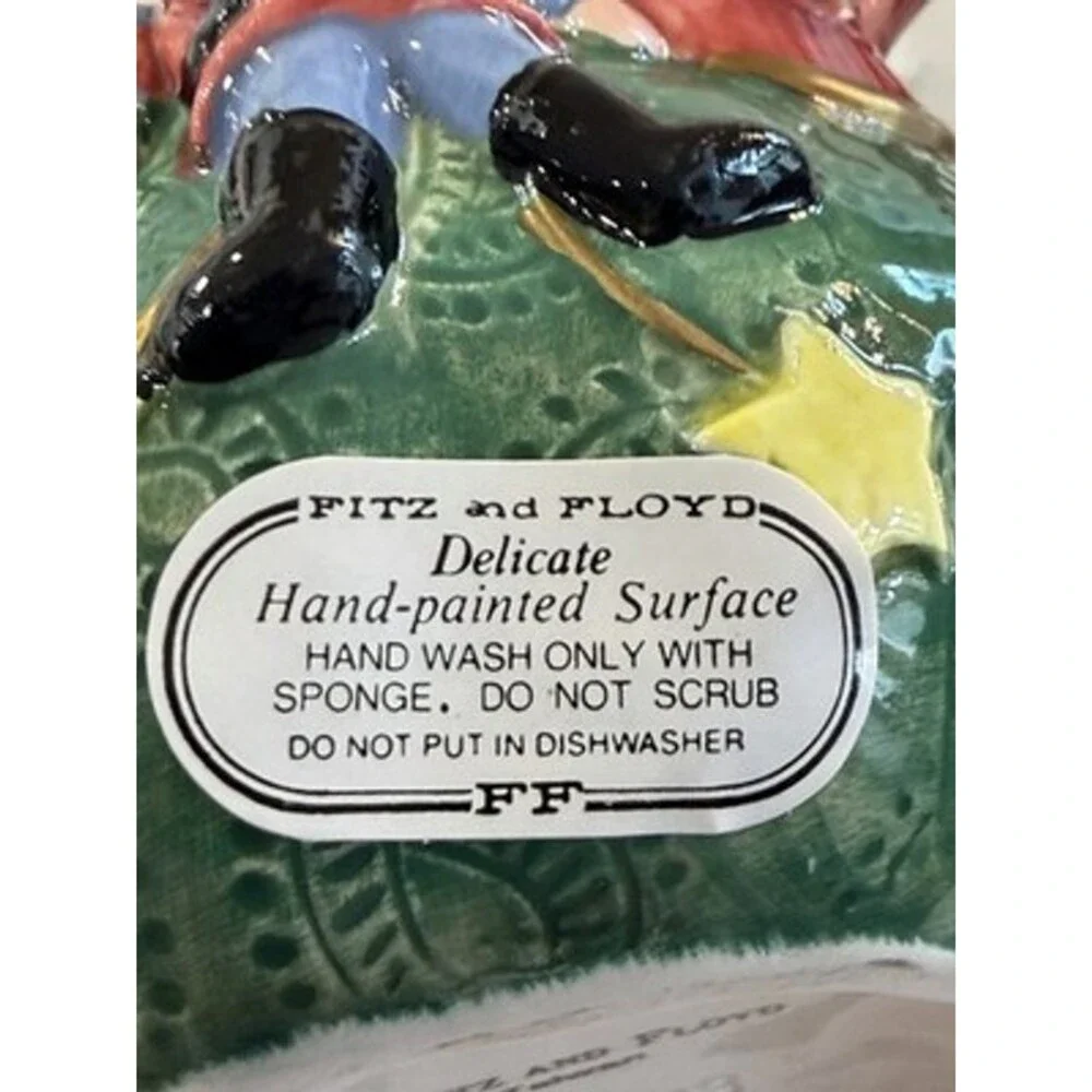 Fitz and Floyd Christmas Collectable Mugs Large 1993 Embellished 3D NWT